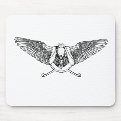 Ahura winged disc skull by stanthos