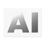 AI artificial intelligence Postkarten