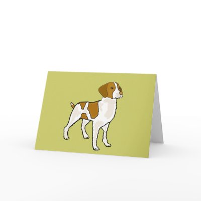 AI- Brittany Spaniel Notecards by inspirationrocks