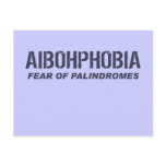 AIBOHPHOBIA postcards