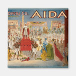 Aida at the Hippodrome 1908 Magnets