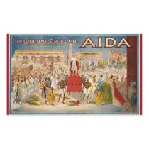 Aida at the Hippodrome 1908 Sticker