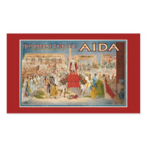 Aida Opera Vintage Performance 1908 Sticker