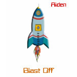 Aiden's Retro Rocket tee t-shirts