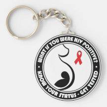 AIDS Awareness Keychains