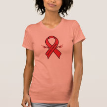 Aid's Awareness Ribbon Tee Shirts