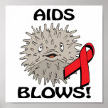 AIDS Blows Awareness Design Poster
