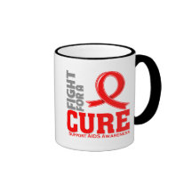 AIDS Fight For A Cure Mugs
