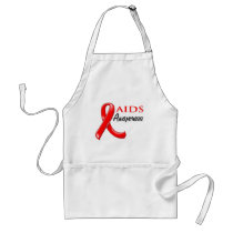 AIDS HIV Awareness Ribbon Apron