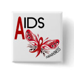 AIDS / HIV Butterfly 3 Awareness