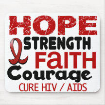AIDS HIV HOPE 3 MOUSEPADS