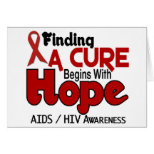 AIDS HIV HOPE 5 CARDS