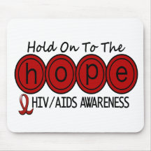 AIDS HIV HOPE 6 MOUSEMATS