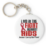 AIDS HIV In The Fight 1 Best Friend Key Chain
