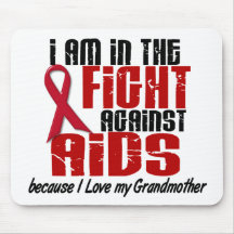 AIDS HIV In The Fight 1 Grandmother Mouse Pad