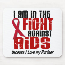 AIDS HIV In The Fight 1 Partner Mouse Mat