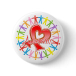 AIDS HIV Unite in Awareness Button