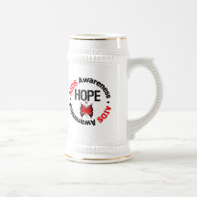 AIDS Hope Grunge Butterfly Mugs