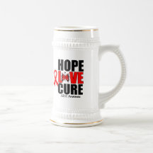 AIDS Hope Love Cure Coffee Mugs