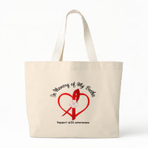 AIDS In Memory of My Brother Canvas Bags