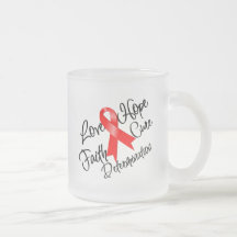 AIDS Love Hope Determination Coffee Mug