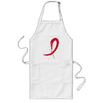 AIDS Red Ribbon A4 Apron
