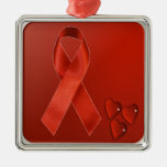 AIDS Ribbon Ornament