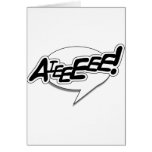Aieee Greeting Card