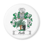 Aiello Family Crest Fridge Magnets