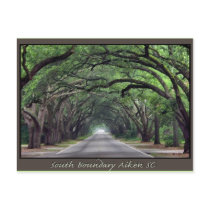 Aiken SC postage South Boundary Postcards