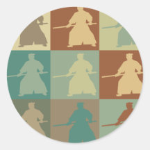 Aikido Pop Art Sticker