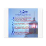Aileen Acrostic Post Card