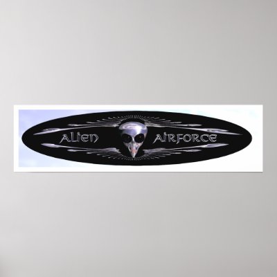 Ailien Airforce 2 Print by 3D_Aircrew
