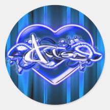 Ailsa Round Stickers
