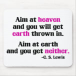 Aim At Heaven Mouse Pad