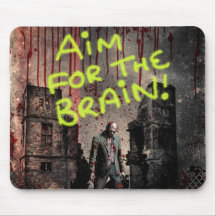 AIM FOR THE BRAIN! MOUSE PADS