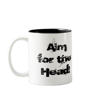 Aim for the Head! - mug by soulinertia