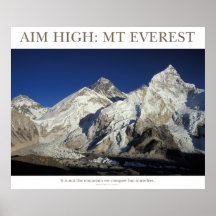 Aim High: Mt Everest Print