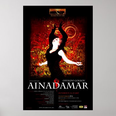 Ainadamar Posters by BURTSUN