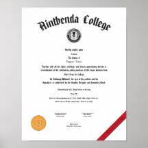 "Ain't been to college" Posters