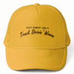 Ain't Nothin'  Like A Truck Drivin Woman Mesh Cap Hat