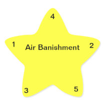 Air Banishment Star Sticker