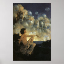 Air Castles, Maxfield Parrish Poster