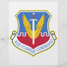 Air Combat Command Personalized Flyer