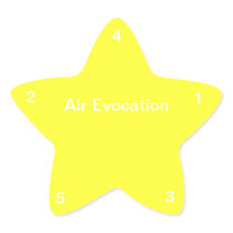 Air Evocation Star Sticker