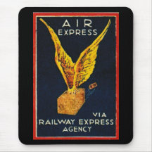 Air Express Via Railway Express Mousepad