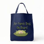Air Force Brat On Board (Caucasian) Canvas Bags