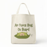 Air Force Brat On Board (Caucasian) Canvas Bag