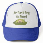 Air Force Brat On Board (Caucasian) Trucker Hat