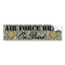 Air Force Brat On Board (Window Sticker) Bumper Stickers